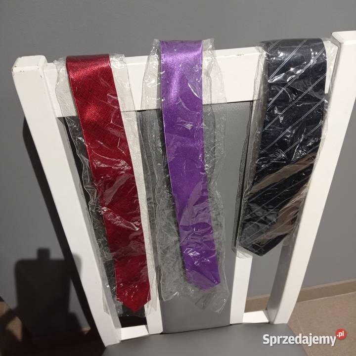 KRAWATY Krawat 4 Sztuki Okazja Tanio Kamień Pomorski