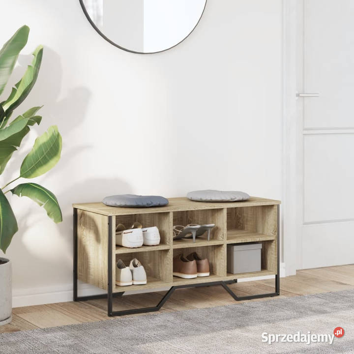 Szafka na buty dąb sonoma 90x38x455 WM848640 Warszawa