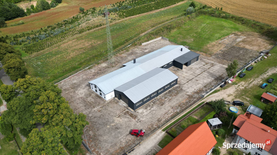 Hala 1200 m Plac 4000 m DK20 Moc 150 kW TIR Trzebiatkowa sprzedam