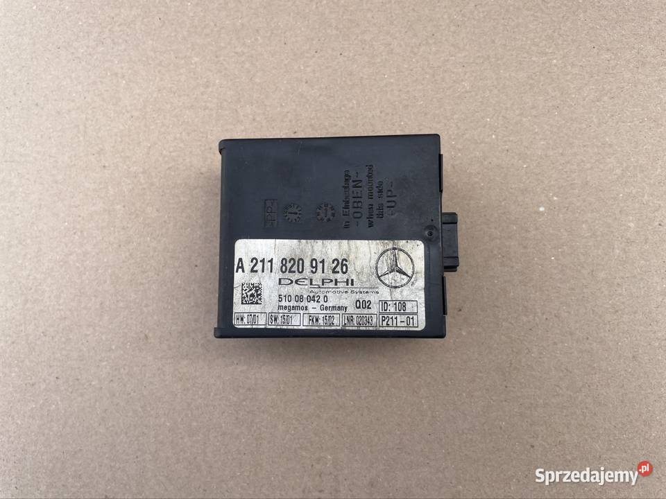A2118209126 Moduł sterownik alarmu Mercedes c Szczecin