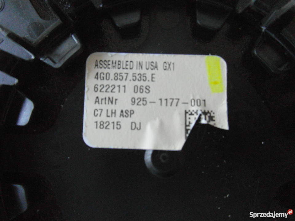 Wkład lusterko Audi A6 C7 FOTOCHROM 4G0857535e Części samochodowe