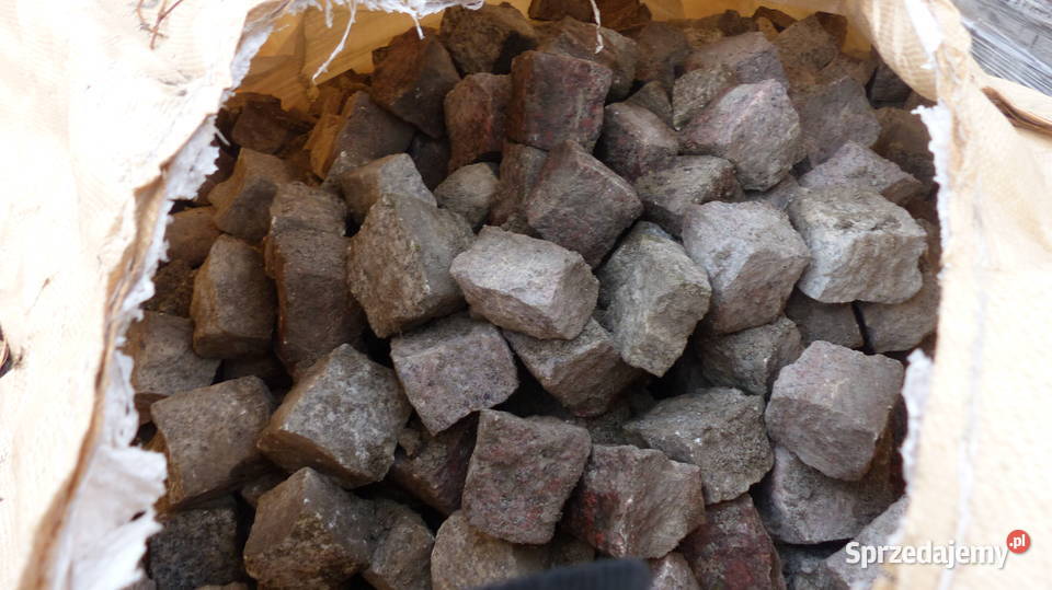 Sprzedam kostkę granitową szarą i czerwoną Pozostałe