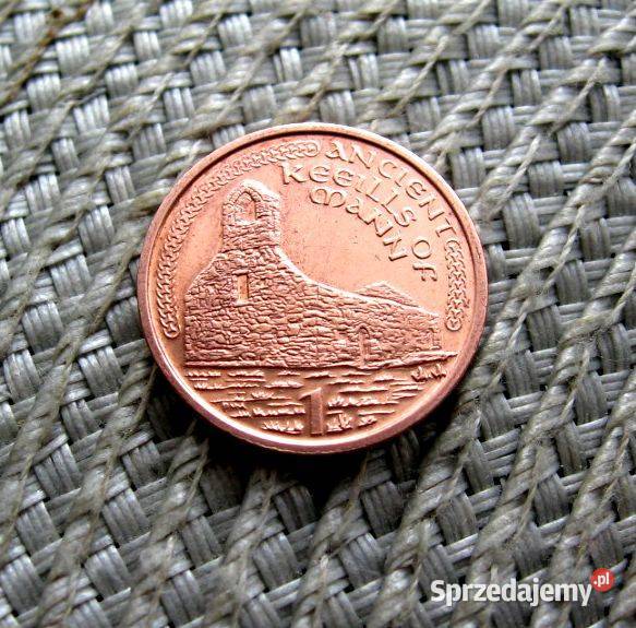 wyspy Man 1 Pens 2000r Numizmatyka wielkopolskie Kalisz