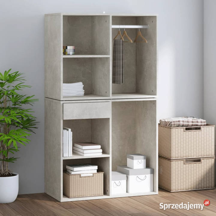 Szafka szarość betonu 80x40x65 materiał Pozostałe Warszawa