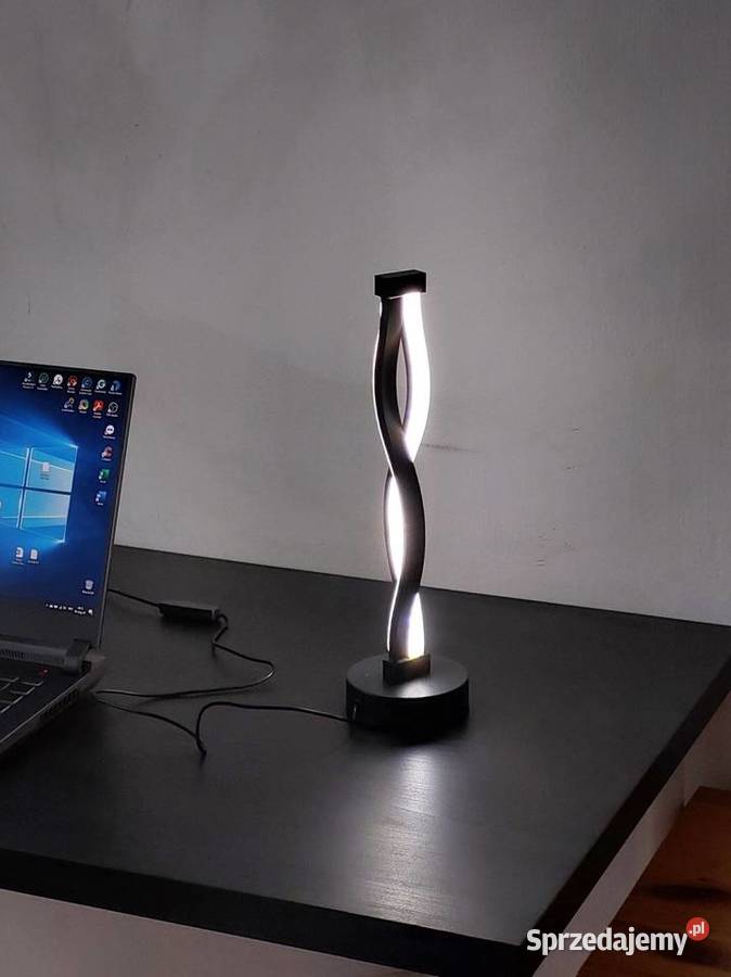 Lampa nocna LED podwójna spirala z 3 trybami sprzedam