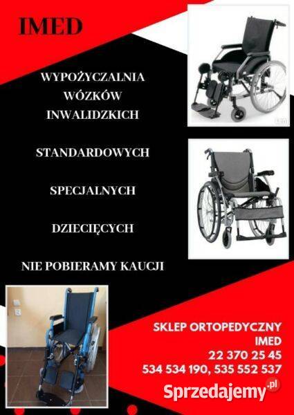 Wypożyczalnia sprzęt rehabilitacyjny Warszawa