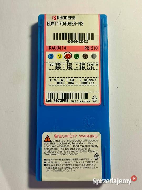 Płytki Kyocera BDMT 170408ERN3 Wrocław sprzedam