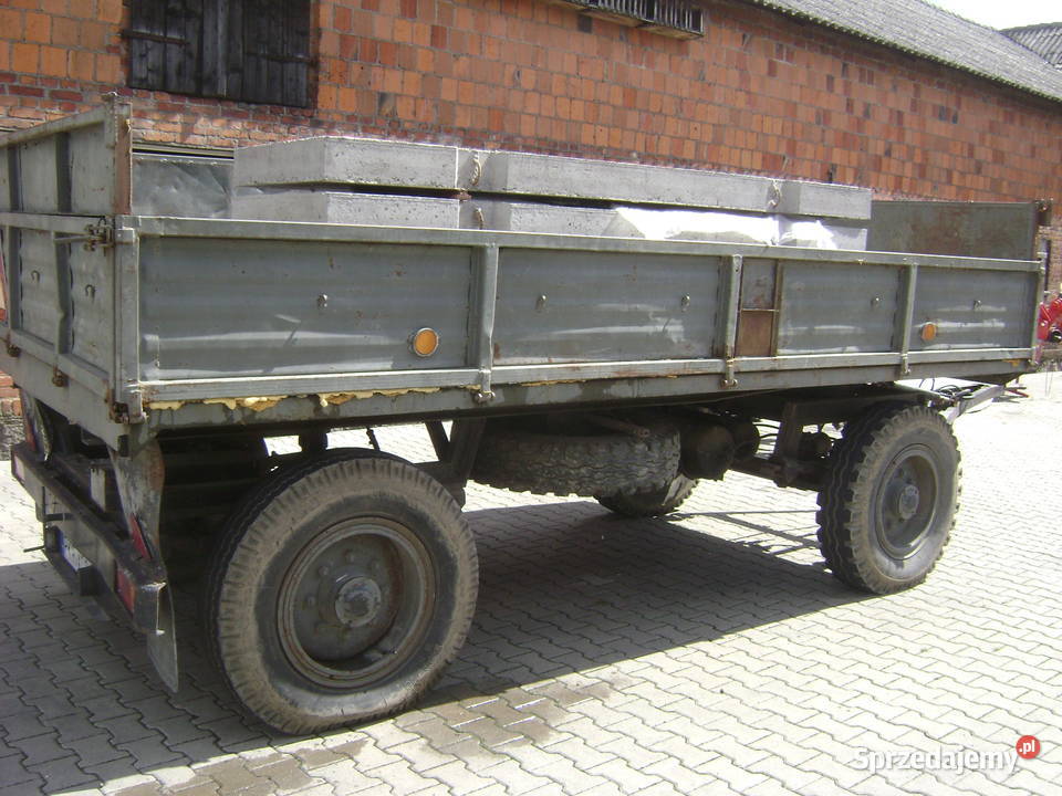 Sprzedam przyczep D 50 zarejestrowana 6 tonowa Krotoszyn sprzedam