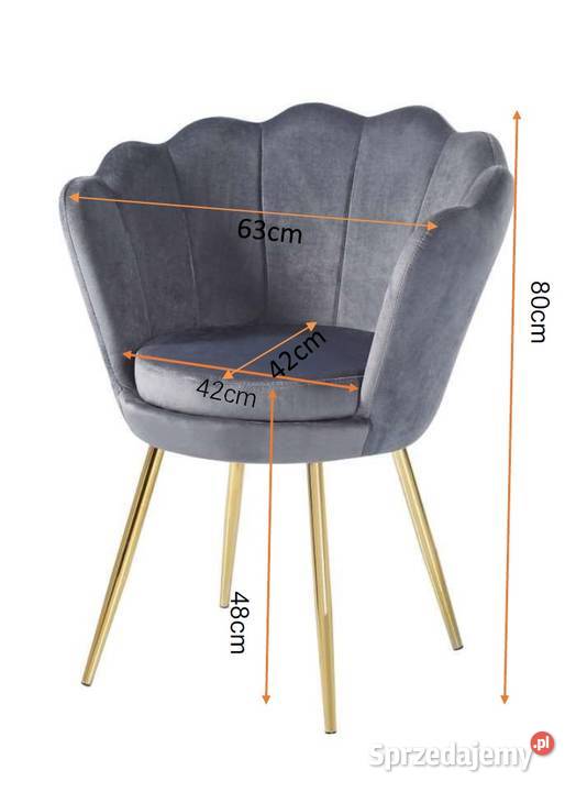 Fotel Muszelka Różowy Wysyłka 24H Darmowa 50cm Fotele i pufy Tarchały Małe