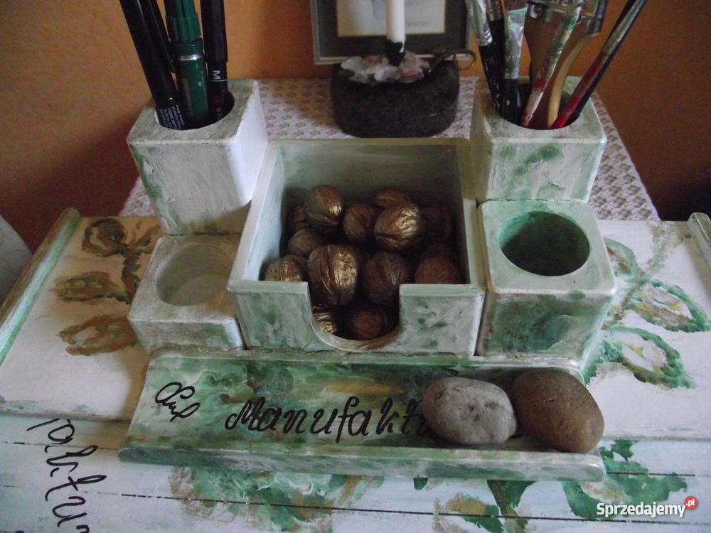 GABINETOWY NA BIURKO STAREGO DREWNA sprzedam