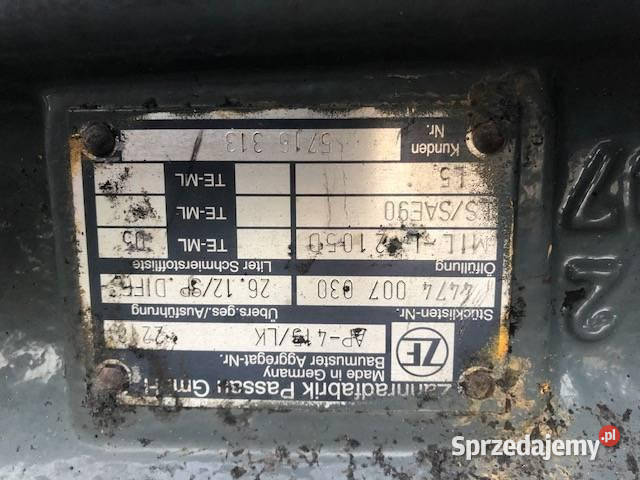 ZF Most Napędowy Tylny Liebherr L564 p415LK