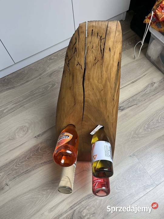 Stolik kawowy stojak na wino Łękawica