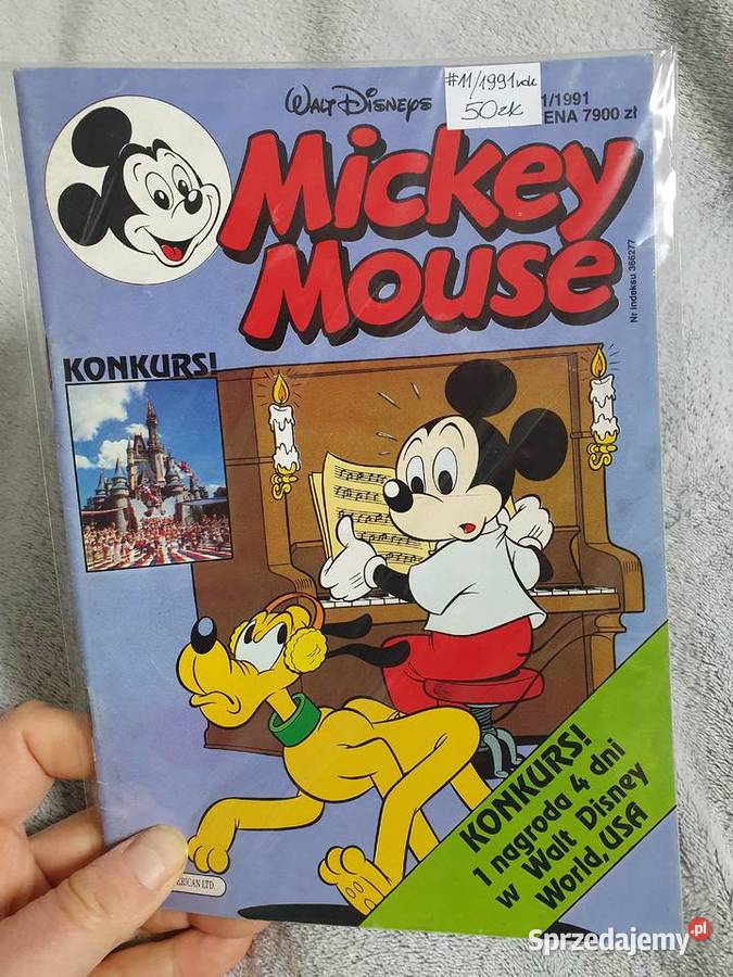 Mickey Mouse zestaw 10 komiksów lata 90te Gdynia