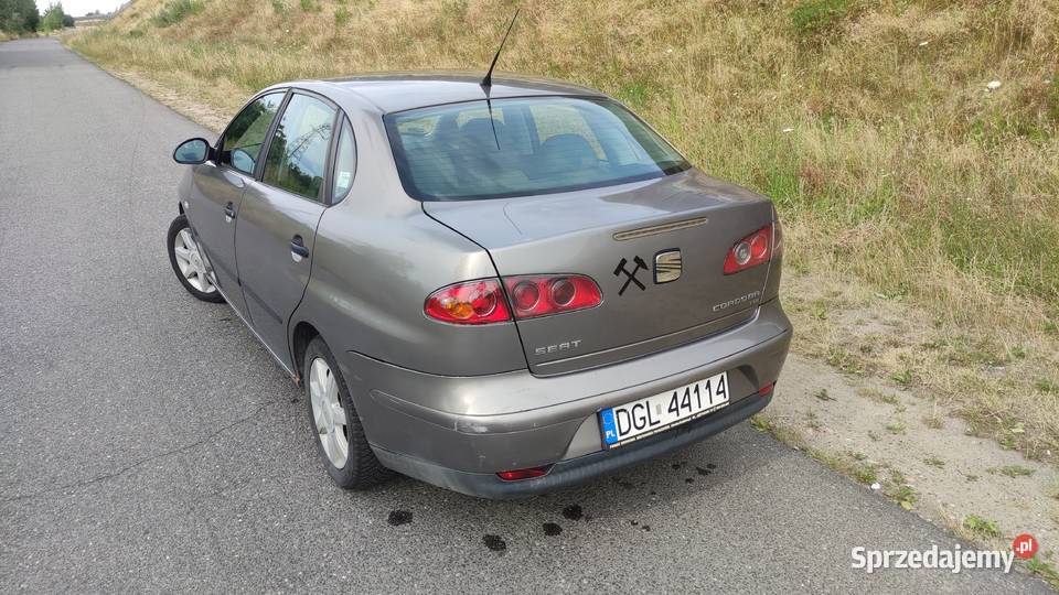 Seat Cordoba 14 TDI 2005 Oszczędny Diesel klimatyzacja Wrocław sprzedam