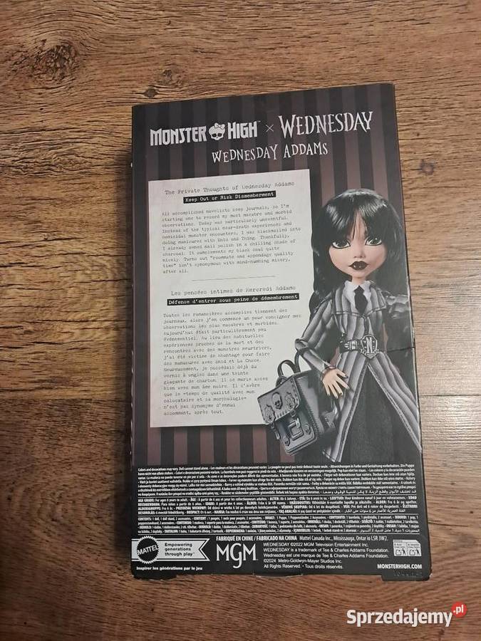 Lalka Monster High Wednesday Addams CE  Ciecierzyn sprzedam