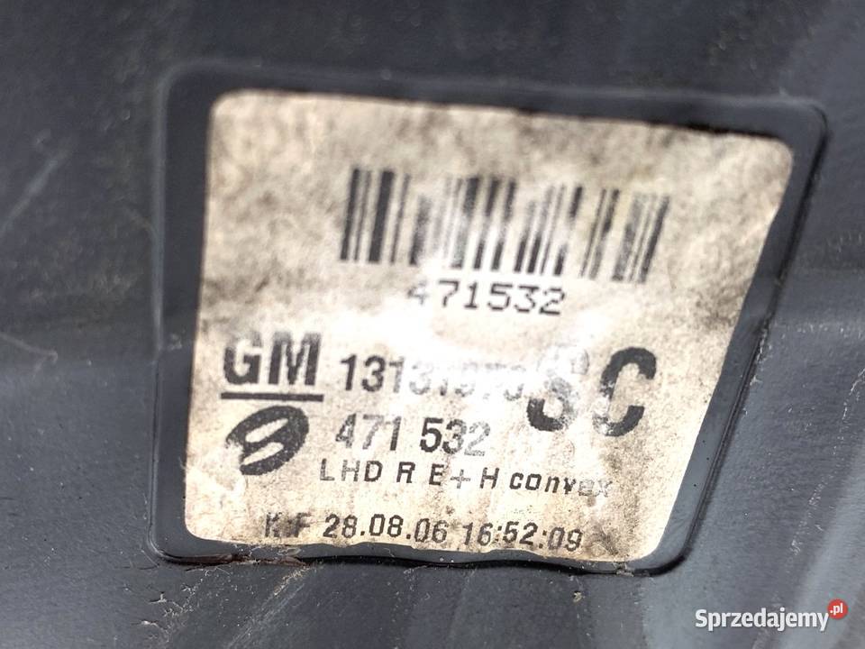 LUSTERKO PRAWY OPEL ZAFIRA B Minivan 0519