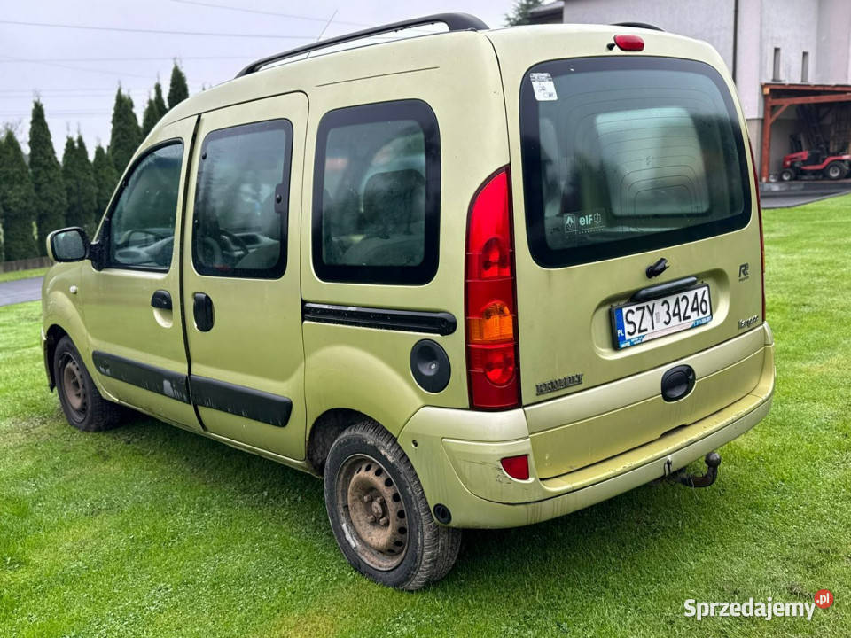 Renault Kangoo 16 i benz LPG 5 osobowy relingi dachowe śląskie sprzedam