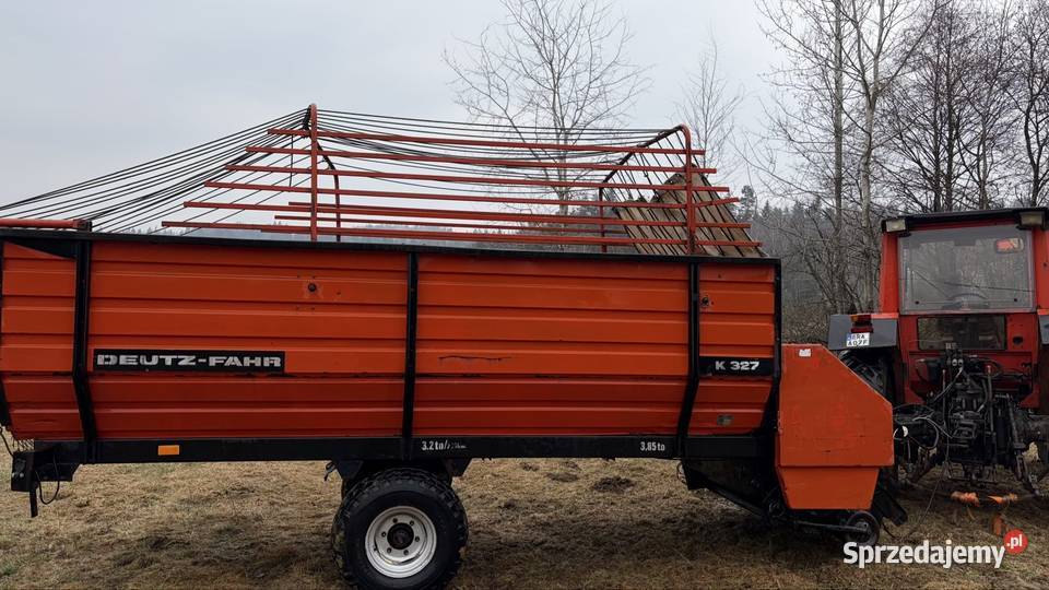 Deutz Fahr K327 Przyczepa do siana pneumatyka Deutz-Fahr Toporzysko