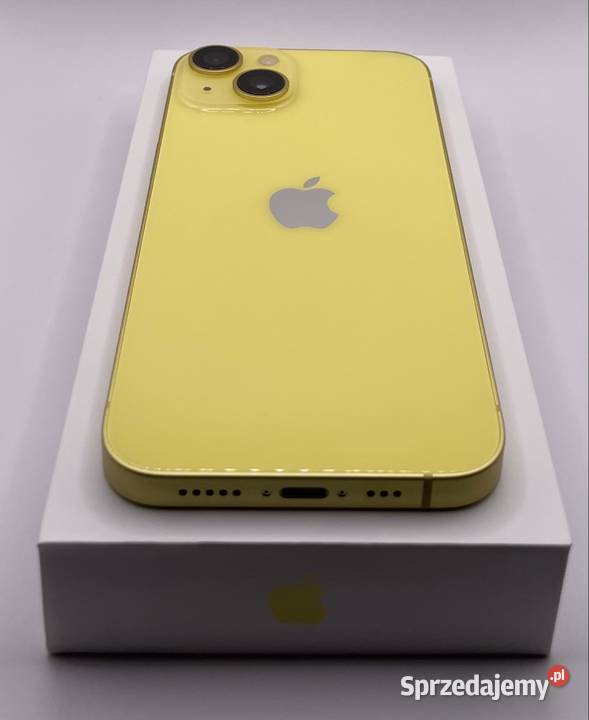 iPhone 14 128 GB Yellow 92 NOWY łódzkie Łódź
