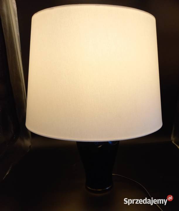 Lampa na czarnej ceramicznej nodze Pozostałe dolnośląskie Wrocław