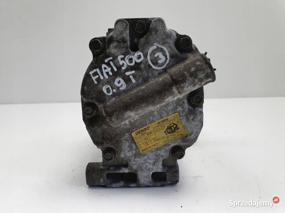 Fiat 500 09 T turbo SPRĘŻĄRKA KLIMATYZACJI Janów