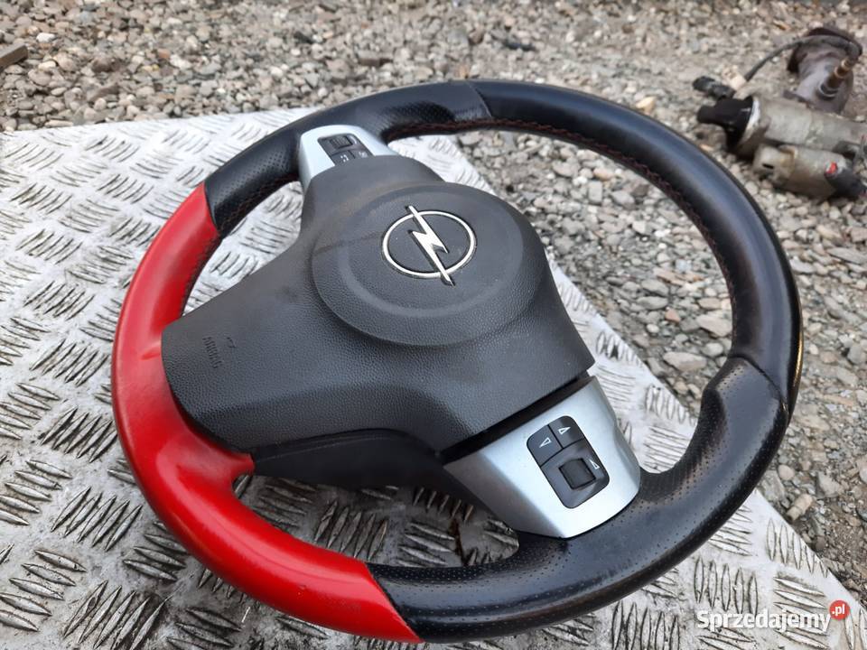 Kierownica skórzana poduszka multifunkcyjna Opel Rok produkcji 2009 Motoryzacja Radłów