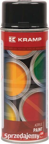 Lakier do maszyn RAL 7021 szary czarny 400 ml małopolskie Kamionna