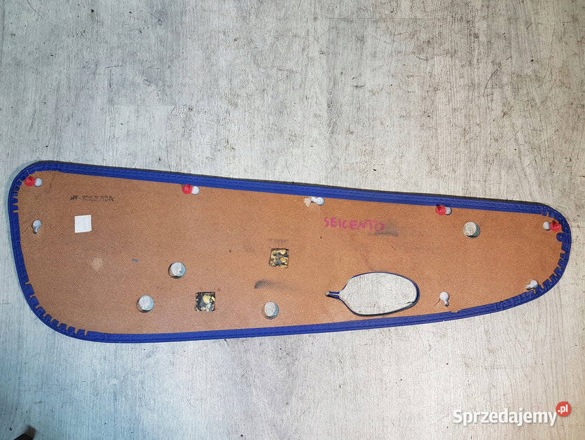 Boczek tapicerka drzwi prawy przód Fiat Seicento śląskie Jaworzno