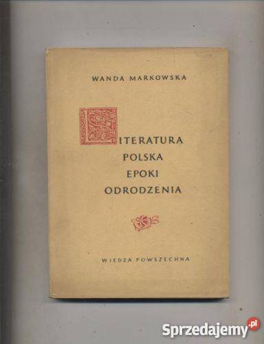 Literatura polska epoki Odrodzenia Pozostałe Szczecin