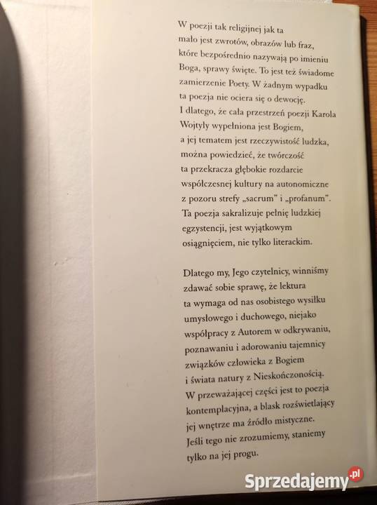 poezje i dramaty Karol Wojtyła Kielce