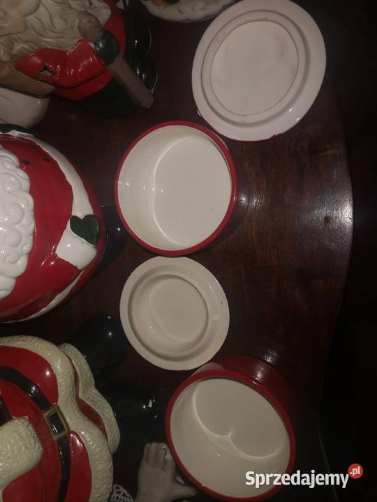 Pojemnik okrągły z pokrywką Na niej buźka Porcelana i szkło Gdańsk sprzedam