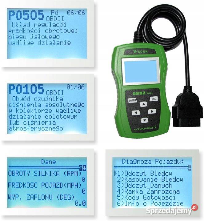 Skaner diagnostyczny Tester samochodowy czytnik