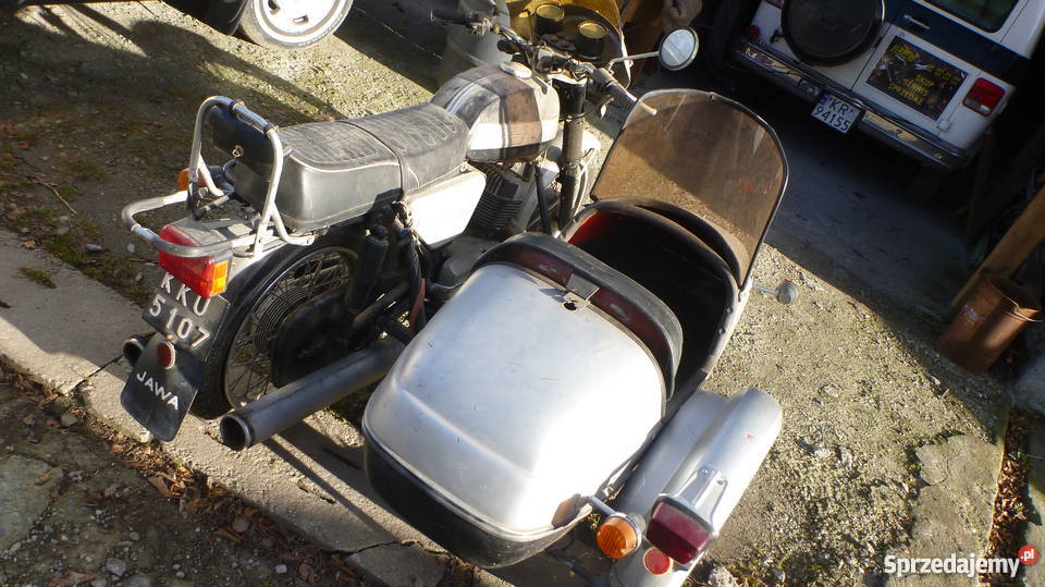 JAWA 350 DE LUX VELOREX 562 z wózkiem bocznym Sławkowice