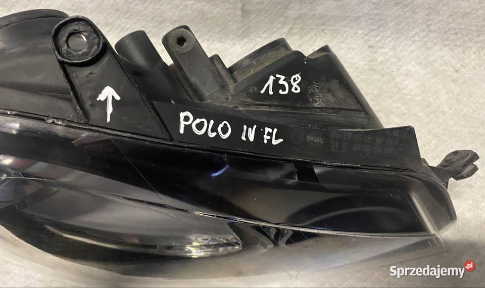 Lampa reflektor prawy przód VW Polo IV Lift Jasienica