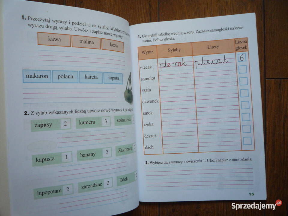 Już w szkole Piszę coraz lepiej Klasa 1 Semestr Szczecin