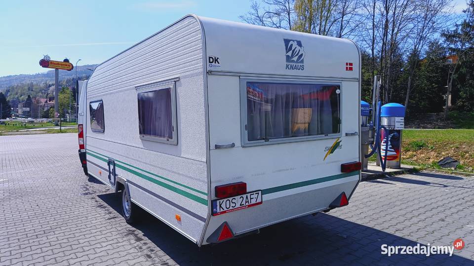przyczepa kempingowa campingowa kemping OKAZJA Międzybrodzie Bialskie sprzedam