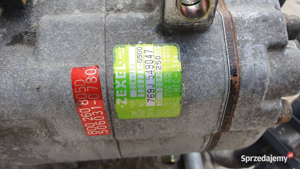 sprężarka klimatyzacji a4 b5 a6 c5 passat b5 Pozostałe Kiełczewice Dolne