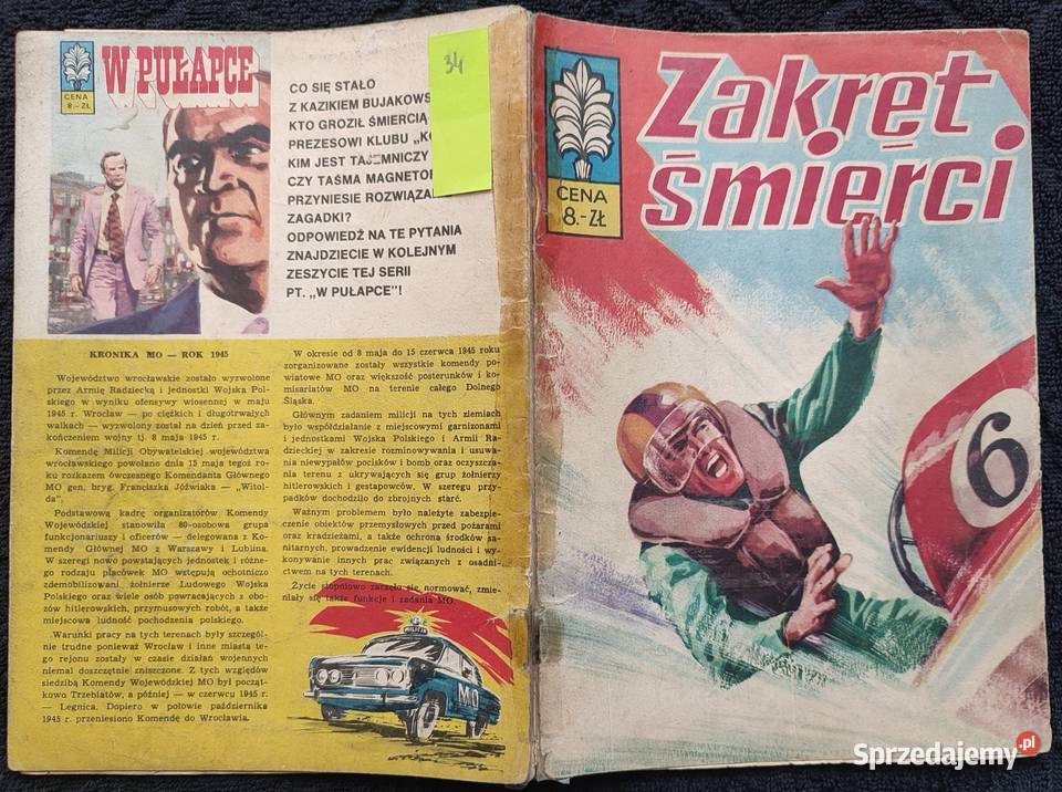 Kapitan Żbik wydania I 8 zeszytów Warszawa