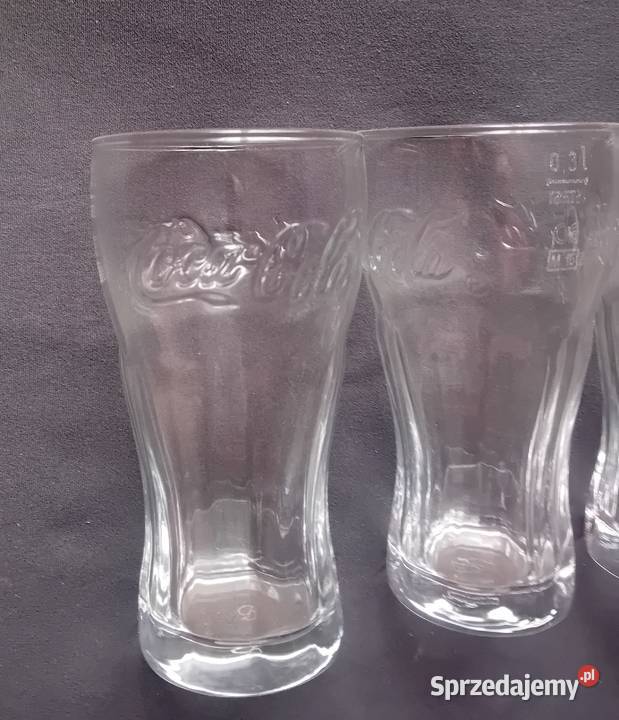 3 szklanki Coca Cola 03 L Producent Rastal Porcelana i szkło Koźminek
