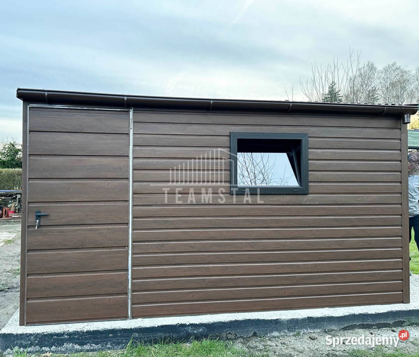 SCHOWEK DOMEK OGRODOWY 4x3 m spad w przód drzwi Szczecinek sprzedam