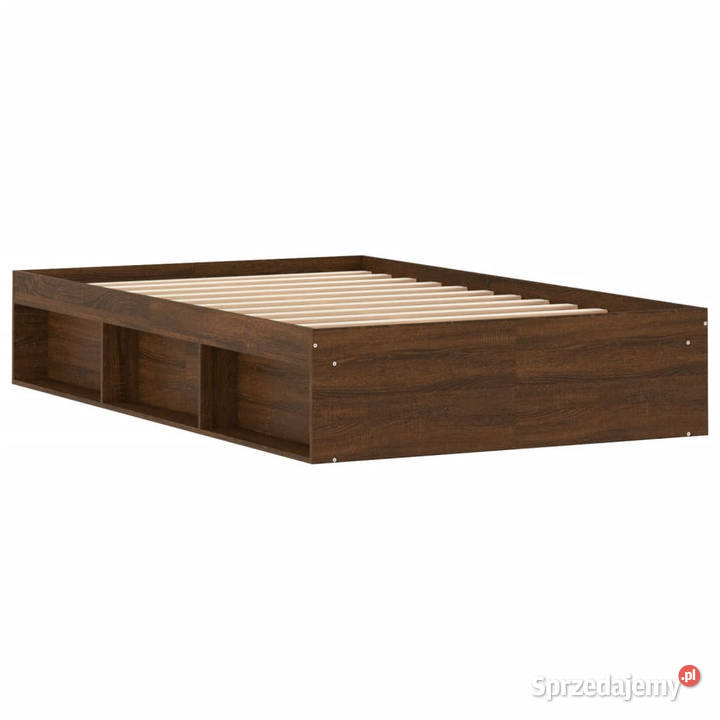 Rama łóżka brązowy dąb 120x200 WM3203858 Warszawa
