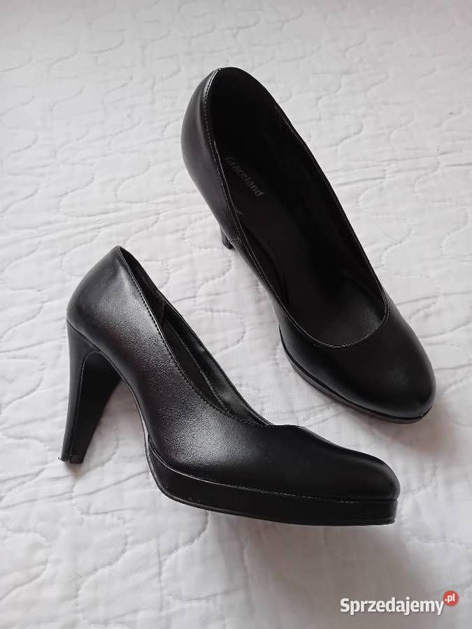 Czarne szpilki skóra ekologiczna Warszawa sprzedam