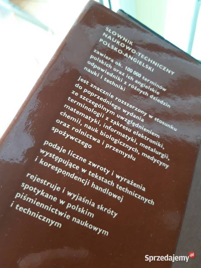 Słownik naukowo techniczny polsko angielski 1986 Artykuły szkolne Bielsko-Biała