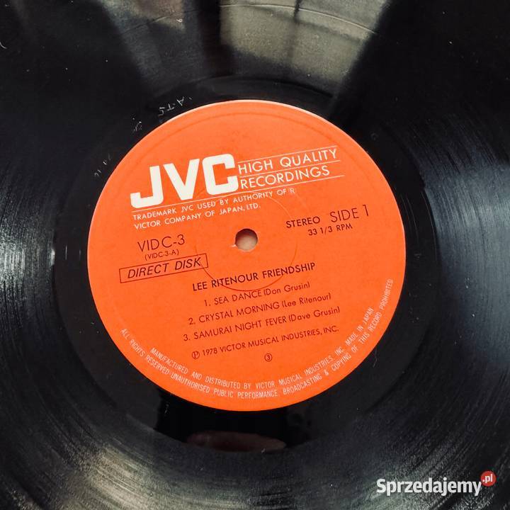 LEE RITENOUR FRIENDSHIP MM JAPAN OBI 1978 JVC Poznań