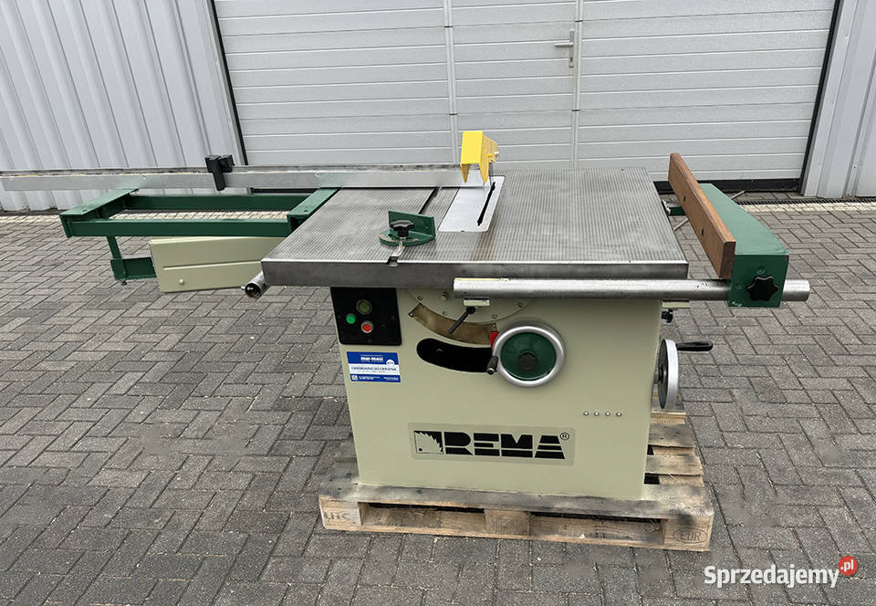 Piła tarczowa z wózkiem pilarka REMA DMMA35 Sierakowska Huta sprzedam