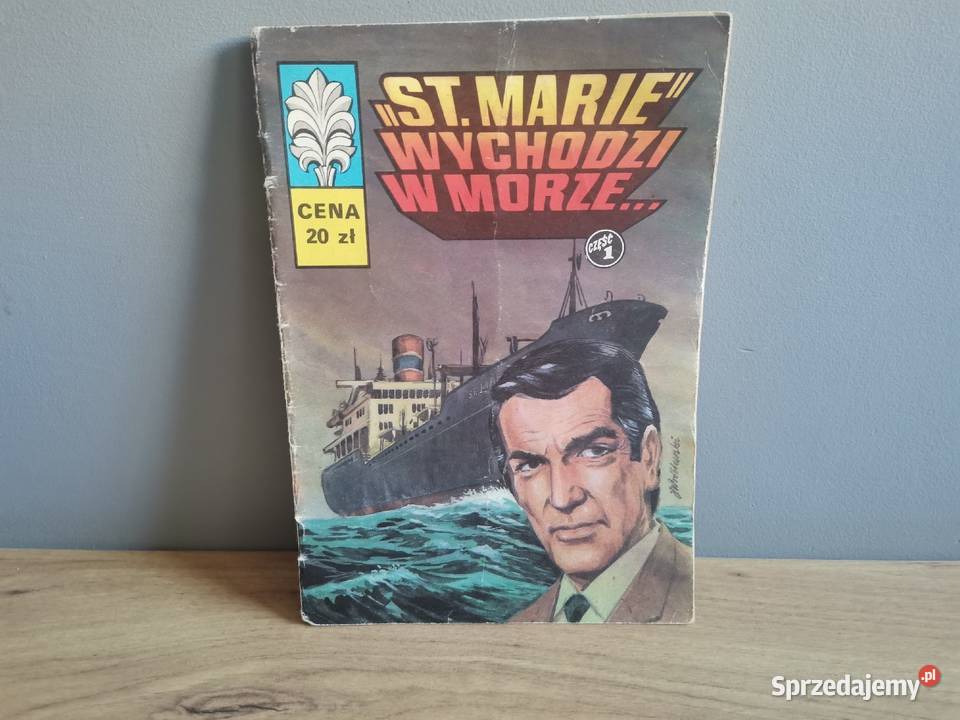 Stary komiks Kapitan Żbik ST Marie Wychodzi W Katowice