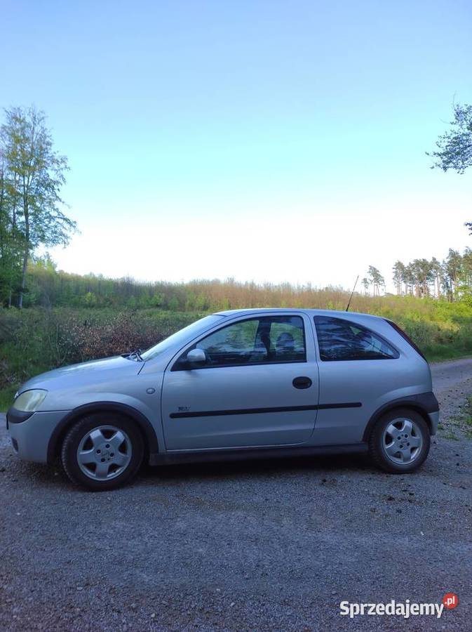 Opel Corsa C samochód srebrny Dębica