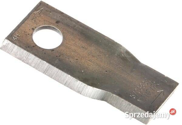 Nożyk kosiarki rotacyjnej lewy 107x48x4 mm otwór Kamionna sprzedam