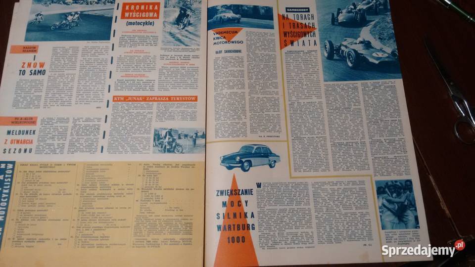 MOTOR 19 1964 saab wartburg 1000 1963 sprzedam
