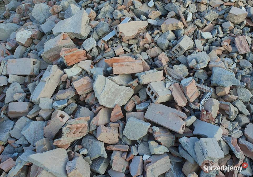 Gruz ceglanobetonowy budowlany rozbiórkowy Wiązowna